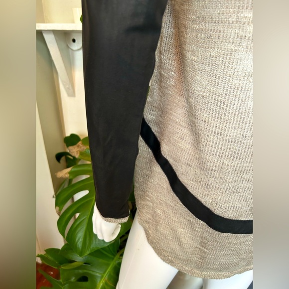 Cream Sheer Dual Fabric Top - Picture 5 of 8